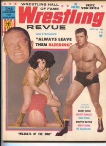 Sports Pub: Wrestling Revue 4/1966-Toni Rose-Judy Grable-Von Stroheims-Danny ... - Picture 1 of 1