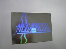 Mega Metal Logo Hologram rare Promo Card 1991 Impel Iron Maiden Bon Jovi 