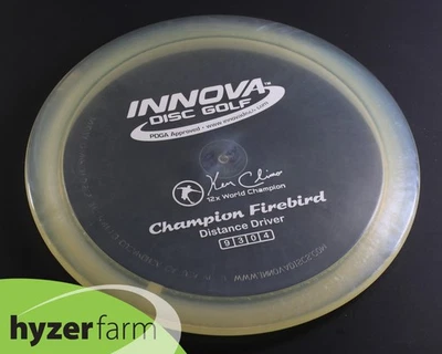 Innova BRAND NEW SWOOSH KC 12x FLAT PEARLY CHAMPION FIREBIRD 169g Hyzer Farm N72 - Image 1 of 2