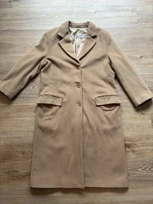 Max Mara Camel Wool Coat Size 14 *please Read* - Image 1 of 4
