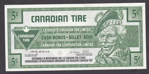 [UNC] Canada Canadian Tire Money 5 Cents - Picture 1 of 2
