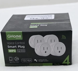 GHome Smart Mini Smart Plug, Presa WiFi Confezione da 4 Spine Smart - Foto 1 di 1