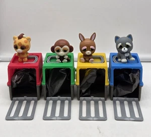 Feisty Pets: Mini Figura Misfits - Serie 1 4pk - Mono, Conejo, Lobo y Jirafa - Imagen 1 de 10