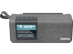 Radio portátil - HAMA DR200BT, 5 W, Bluetooth, DAB, DAB+, FM, Gris - Imagen 1 de 5