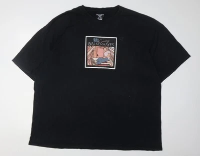 Champion Men's 4XL Black 90s Graphic T-Shirt - Image 1 of 4