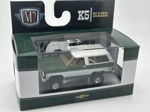 1/64 M2 Machines 1974 CHEVY K5 BLAZER 4X4 TRUCK Diecast Model Car -GREEN - Picture 1 of 3