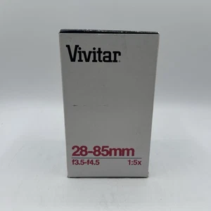 Vivitar 28-85MM 1:3.5-4.5 MC Macro Focusing Zoom Lens Camera Lens For Canon - Picture 1 of 10