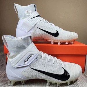 Nike Alpha Menace Elite 2 Blanco/Negro Para Hombre Talla 12 Nuevo AO3374-101 - Imagen 1 de 7