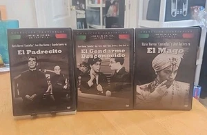 MARIO MORENO Cantinflas 3 films EL MAGO, EL GENDARME DESCONOCIDO, EL PADRECITO - Imagen 1 de 9