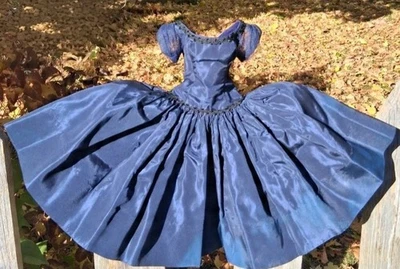 💙 Cissy "Never Looked Prettier" Navy Blue #2084 Taffeta Dress 1955 Alexander  - Image 1 of 4