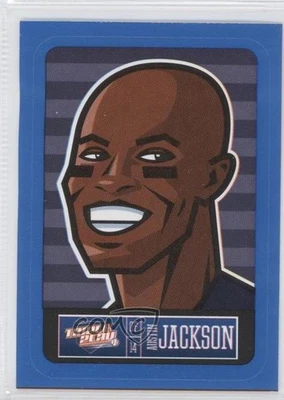 2013 Panini Triple Play Player Stickers Blue Border Austin Jackson #4 - Image 1 of 2
