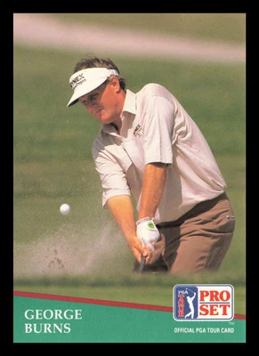 George Burns #169 1991 Pro Set PGA Tour PGA Golf - Image 1 of 2