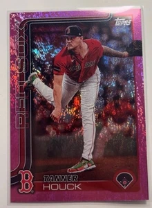 2025 Topps Serie 1 Tanner Houck Pink Sandglitter - Imagen 1 de 2