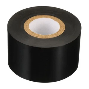 1.37"x328' Wax Thermal Transfer Ribbon, 1 Roll 1" Core Ink Out Ribbon, Black - Afbeelding 1 van 6