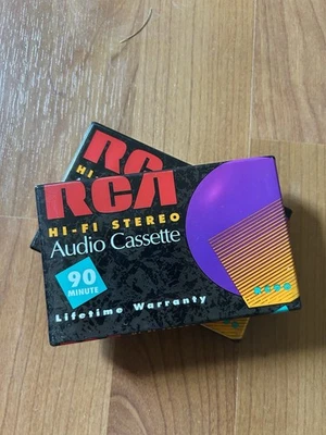 Cinta de casete de audio estéreo Hi-Fi RCA de 90 minutos (2, nueva en embalaje) Foto 1 de 3