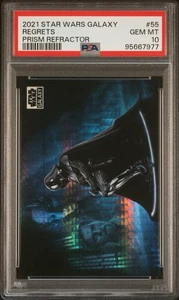 2021 STAR WARS GALAXY REGRETS DARTH VADER PRISM REFRACTOR /75 PSA 10 - Picture 1 of 2