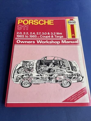 Haynes Porsche 911 1965 To 1985 Coupe & Targa Good Cond PLS Read - Image 1 of 4