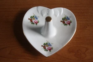 Coalport Bone China Heart Shaped Ring Stand Jewellery Holder Dressing Table - Picture 1 of 4