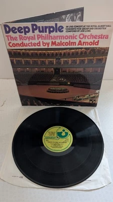 DEEP PURPLE-LIVE AT THE ROYAL ALBERT HALL..RARE! 1ST UK PRESS N/M VINYL LP 1970 - Immagine 1 di 4