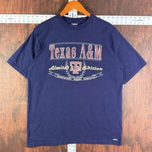 Texas A&M Aggies Spell Out Jansport Shirt Collegiate Navy Blue Men’s Large NCAA - Picture 1 of 6