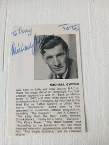 Michael Gwynne signiertes Stiftbild - Bild 1 von 1