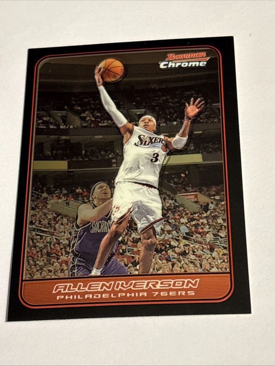 Philadelphia 76ers Allen Iverson Bowman Basketball Trading Cards