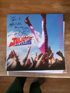 Juliette Lewis - Future Deep (Signed Blue & Red Vinyl LP) + Sticker - Picture 1 of 5