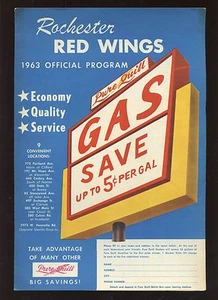 1963 Minor League Baseball Program Rochester Red Wings EX+ - Picture 1 of 1