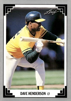 1991 Leaf #232 Dave Henderson - Image 1 of 2