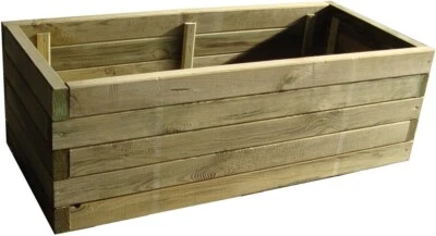 Wooden Planter Box Pot Flowers Garden Patio Balcony D23 30, 40, 60, 90 cm - Image 1 of 4