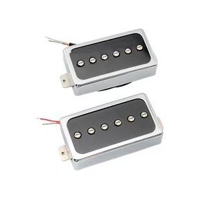 Artec SHA66C-BK Alnico 5 Single Coil Neck Bridge Pickups Set For Les Paul Guitar - Picture 1 of 6