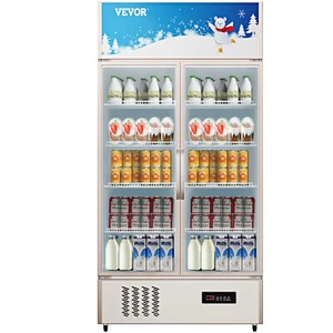 23 cu.ft. Commercial Merchandiser Refrigerator Beverage Cooler 2 Glass Doors 40" - Picture 1 of 12