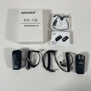 Neewer FC-16 Multicanal 2.4Ghz 3-En-1 Inalámbrico Flash/Disparador de Flash de Estudio - Imagen 1 de 8