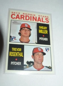 2013 TOPP HERITAGE 2013 ROOKIE STARS CARDINALS SHELBY MILLER & TREVOR ROSENTHAL - Picture 1 of 4