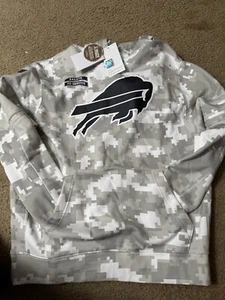 Authentic Nike Buffalo Bills 2024 Salute to Service Hoodie NFL Sideline Pullover - Picture 1 of 2