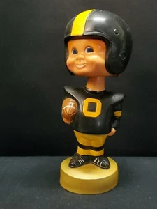 1975 Pittsburgh Steelers 7-1/2" Tall Plastic Football Bobblehead - Picture 1 of 7