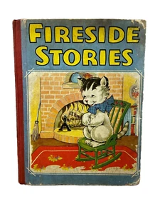 Vtg 1941 "Fireside Stories" Children's Book Saalfield Publishing - Bild 1 von 6