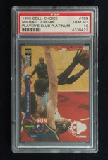 1995-96 UD Collector's Choice Platinum Player's Club Michael Jordan PSA 10 HOF