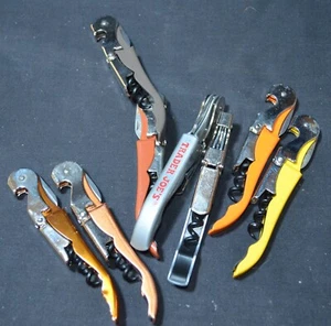 Corkscrew, Waiter’s Friend Many Colors, Foil Knife Bottle Opener Wine  Key Qty 1 - Picture 1 of 4