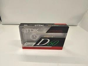 New TDK D60 Cassette Tape Sealed - Picture 1 of 2