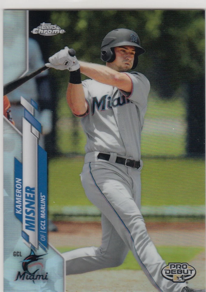 2020 Topps CHROME Pro Debut KAMERON MISNER Refractor 1st #170 Marlins 70/99 - Image 1 of 1