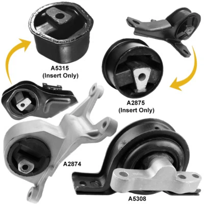 Engine Motor Mount & Automatic Trans Mounts 4PCS for Oldsmobile Alero 04-02 2.2L - Image 1 of 4
