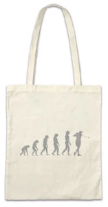 Golf Evolution Stofftasche Einkaufstasche Human Darwin Player Training Fun Geek - Picture 1 of 1