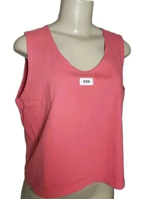 Moving Comfort Womens Sports Tank Workout Orange Pullover Top Sleeveless Medium - Image 1 of 4
