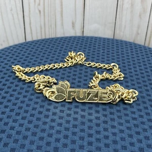 Mr T. FUZE Iced Tea Drink Promo Fake Gold Bling Logo Chain Coca-Cola - Picture 1 of 3