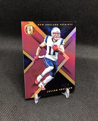 2016 Gold Standard Julian Edelman /25 ROSE GOLD SSP Thick Stock No. 2 HIGH END!! - Image 1 of 4