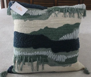 Villa By Classic Home Textured Throw Pillow Cover 22x22" NWT - Picture 1 of 17
