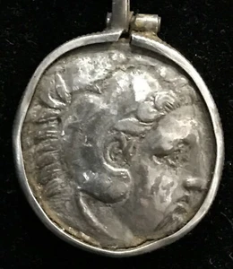 Alexander the Great III AR 1Tetradrachm Coin, Pendant JC - Picture 1 of 7