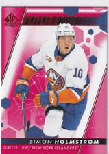 22/23 UD SP AUTHENTIC SIMON HOLMSTROM RED FUTURE WATCH RC ROOKIE #192