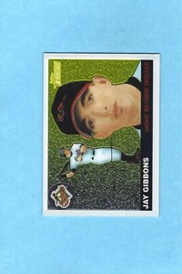 Jay Gibbons 2004 Topps Heritage Chrome Refractors #THC7 /1955